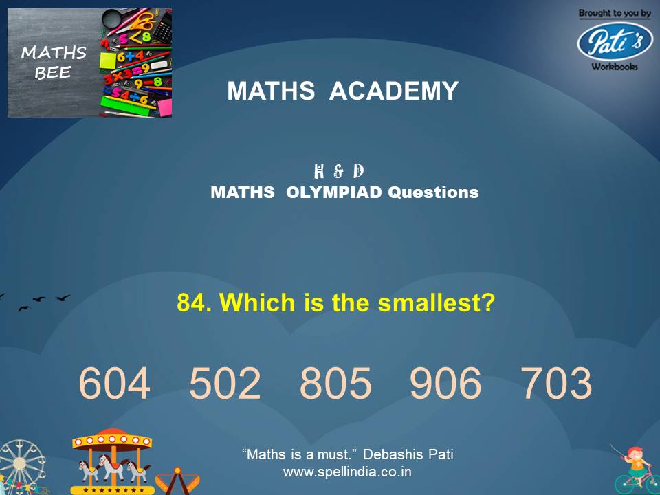 Maths Olympiad exams ... Practice Sample Questions